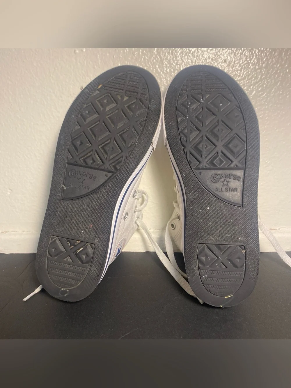 Converse All Star Chuck Taylor Iconic Shoes White Youth Unisex Size 3